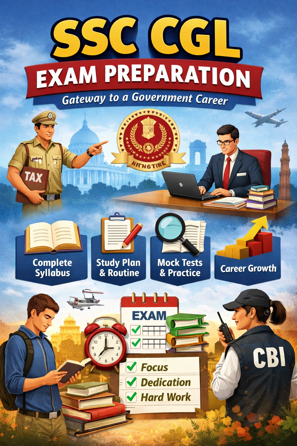 Complete Route Map for SSC CGL Preparation (Beginner to Advanced Guide)
