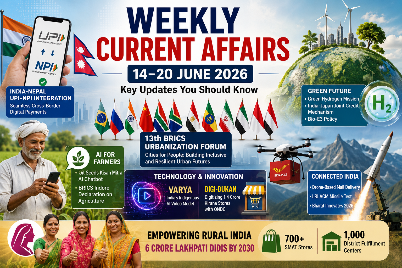 Current Affairs & General Knowledge (14–20 June 2026)