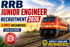 RRB Junior Engineer Recruitment 2026: 3,993 Vacancies Open Across India