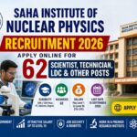 vacancy at saha institute